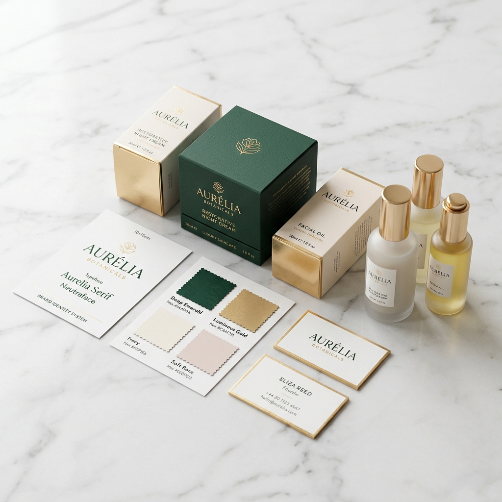 Aurora & Co. — Product Packaging & Brand Identity
