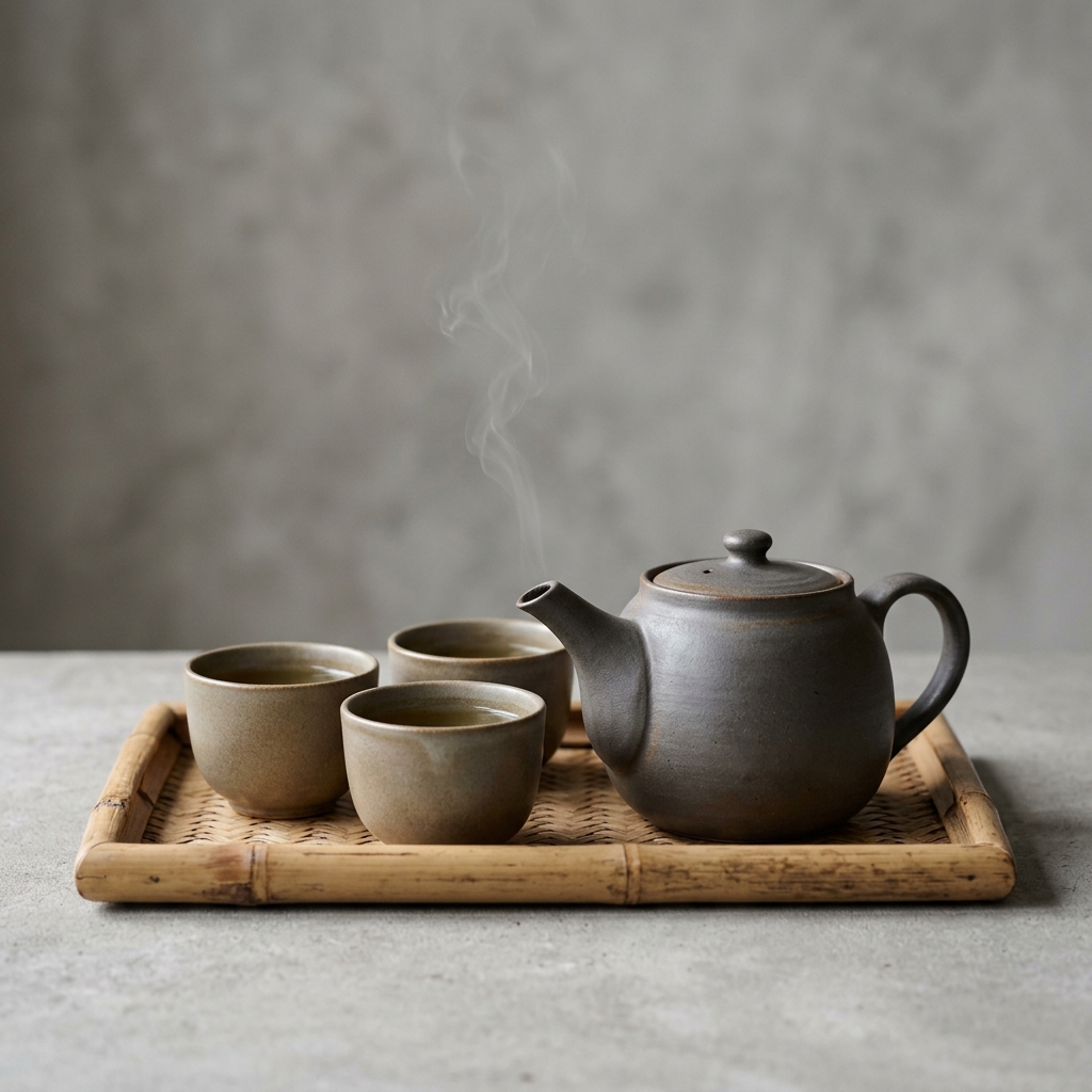 Ceramic Japanese tea set