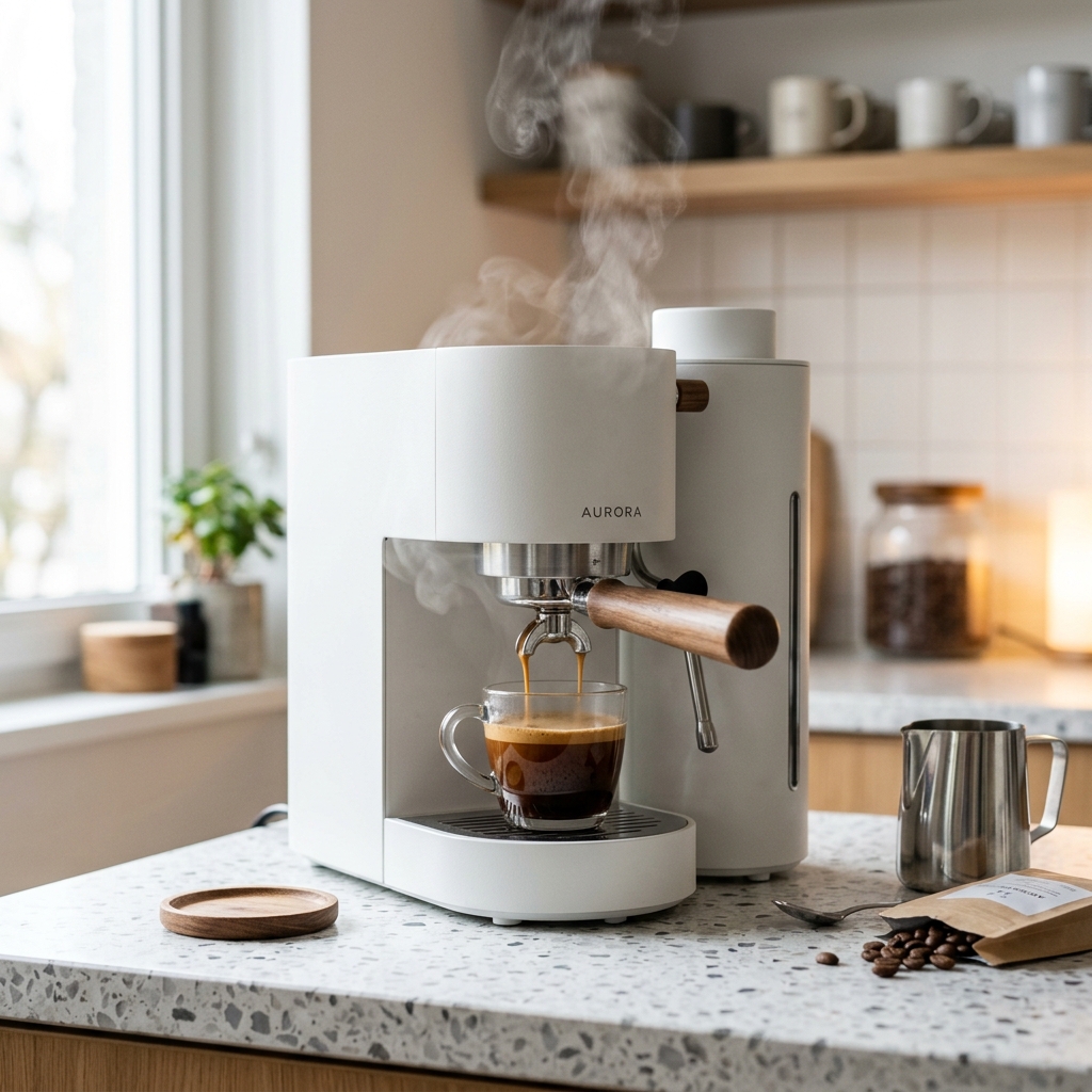 Espresso coffee maker machine