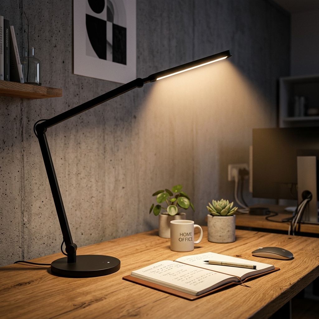 Minimalist desk table LED lamp