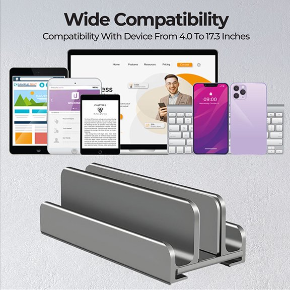 Vertical Laptop Stand Listing Design