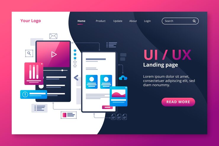 FinTech Landing Page Design